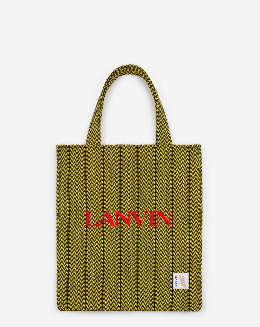 Uomini LANVIN Borse Tote | Borsa Tote Lanvin X Future Kerb In Cotone