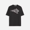 Uomini LANVIN T-Shirt E Polo | T-Shirt Con Stampa Classica Aquila Lanvin X Future