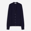 Uomini LANVIN Maglieria E Felpe | Cardigan In Maglia Dritta