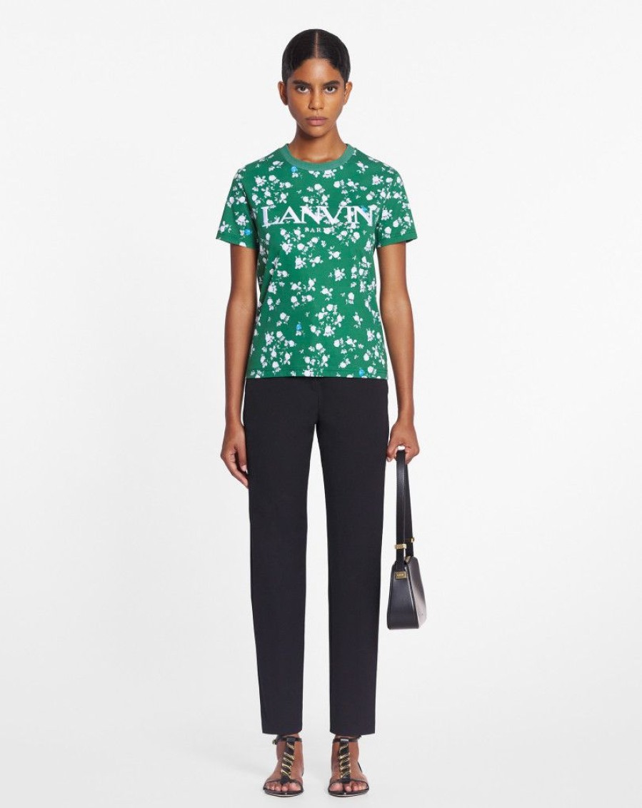 Donne LANVIN T-Shirt E Felpe | T-Shirt Stampata Regolare