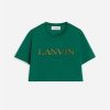 Donne LANVIN T-Shirt E Felpe | T-Shirt Corta Ricamata