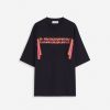 Uomini LANVIN T-Shirt E Polo | T-Shirt Oversize Ricamata Lanvin Curb