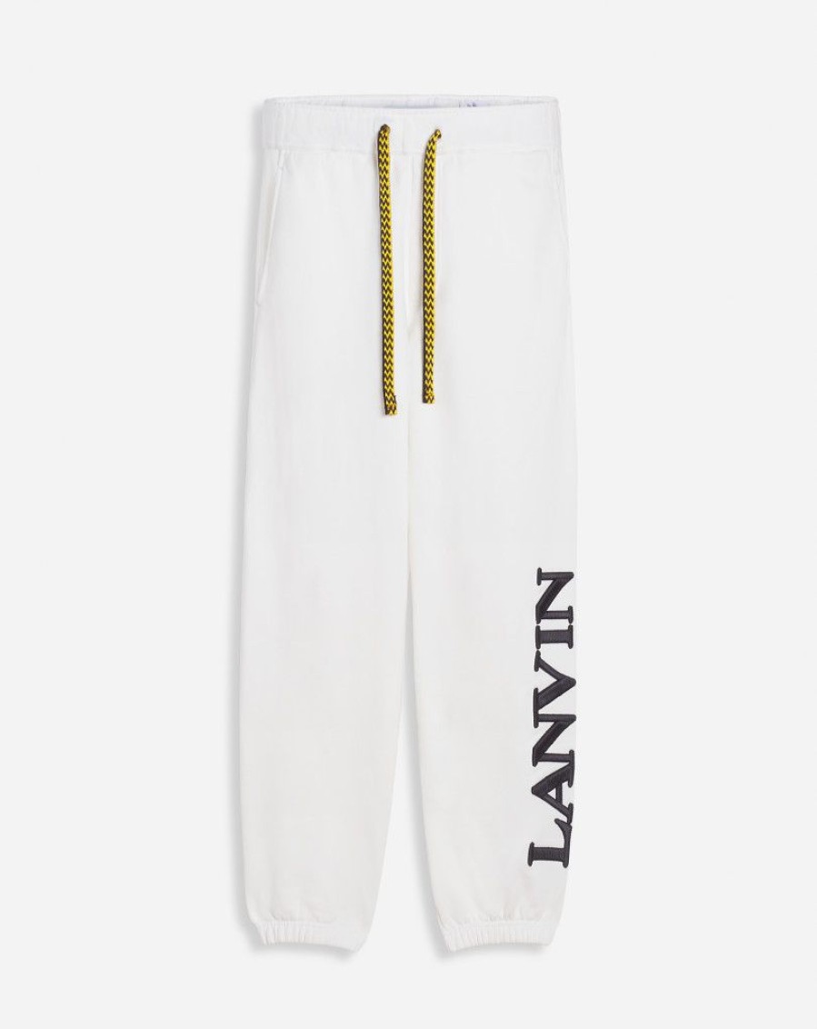 Uomini LANVIN Pantaloni E Pantaloncini | Pantaloni Da Jogging Unisex Con Logo Lanvin X Future