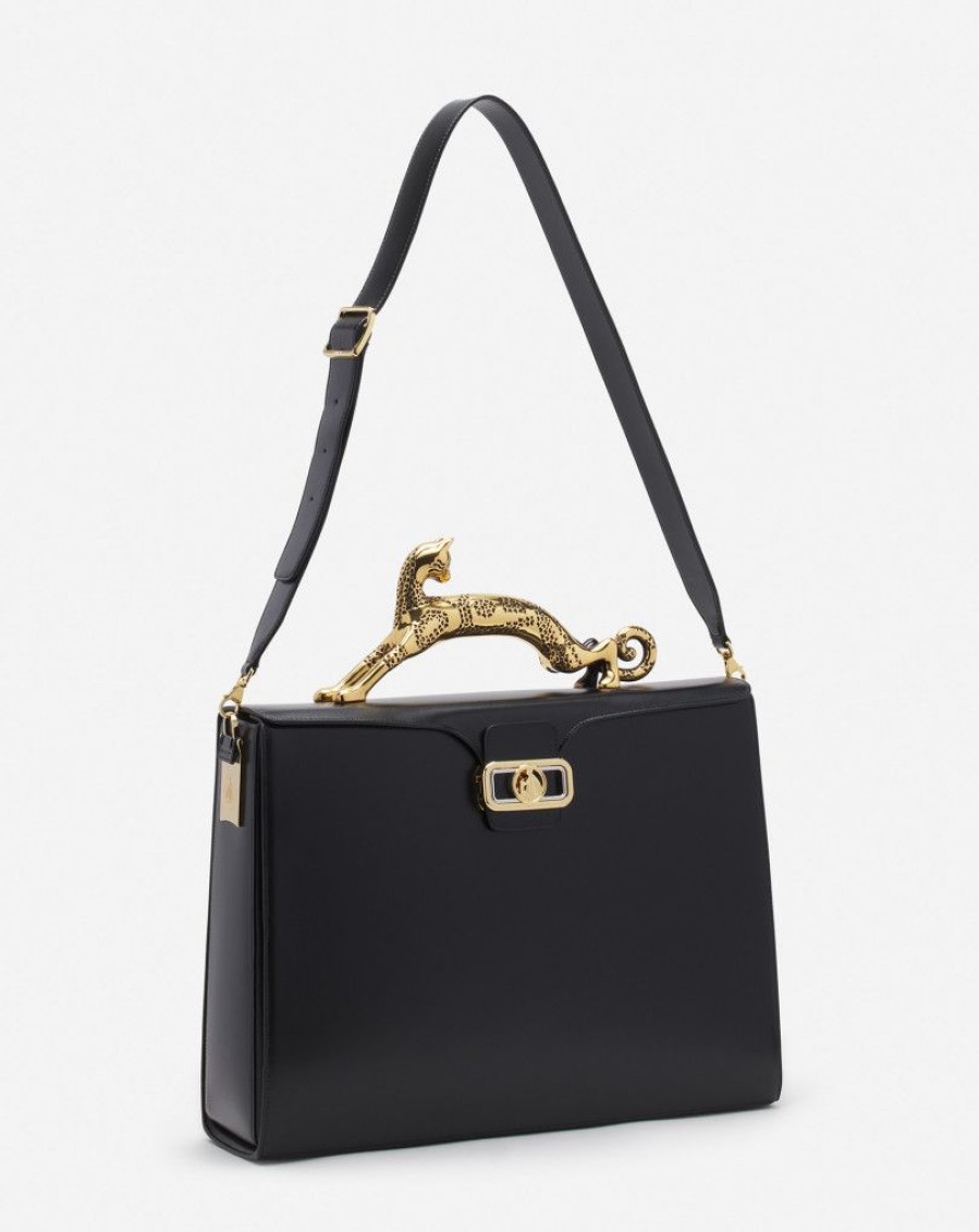 Uomini LANVIN Borse Tote | Borsa A Matita In Pelle Lanvin X Future