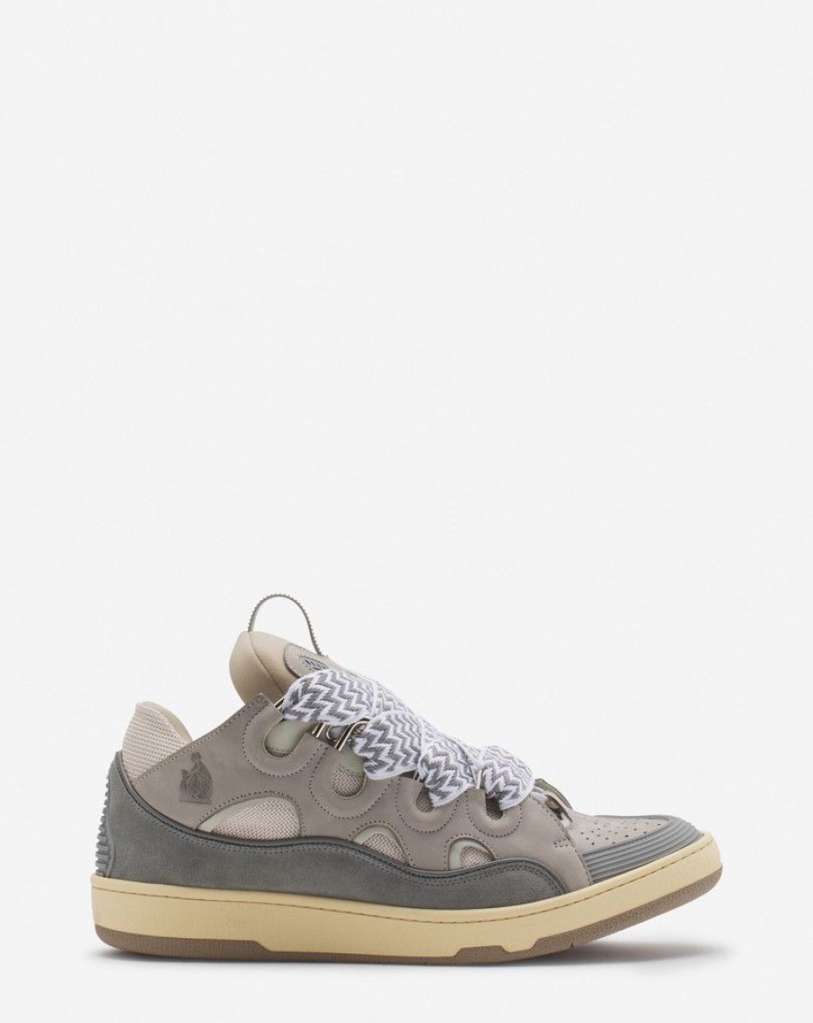 Uomini LANVIN Scarpe Da Ginnastica | Sneakers In Pelle