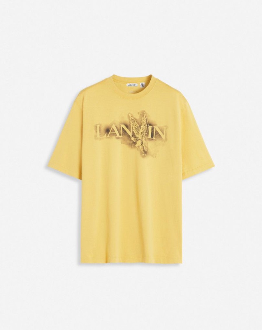 Uomini LANVIN T-Shirt E Polo | T-Shirt Con Stampa Classica Aquila Lanvin X Future