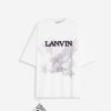 Uomini LANVIN T-Shirt E Polo | T-Shirt Unisex Con Stampa Aquila Lanvin X Future