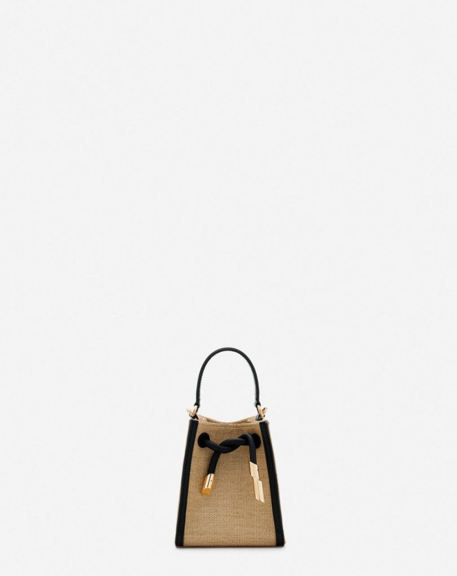 Donne LANVIN Mini Borse E Buste | Borsa Sequence Hobo Nano In Rafia