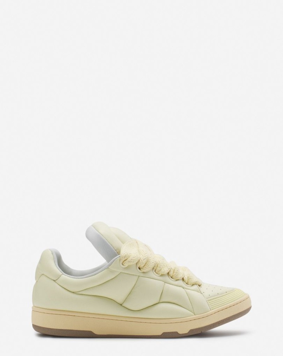 Uomini LANVIN Scarpe Da Ginnastica | Sneakers In Pelle Kerb Xl