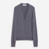 Uomini LANVIN Maglieria E Felpe | Cardigan In Maglia Dritta