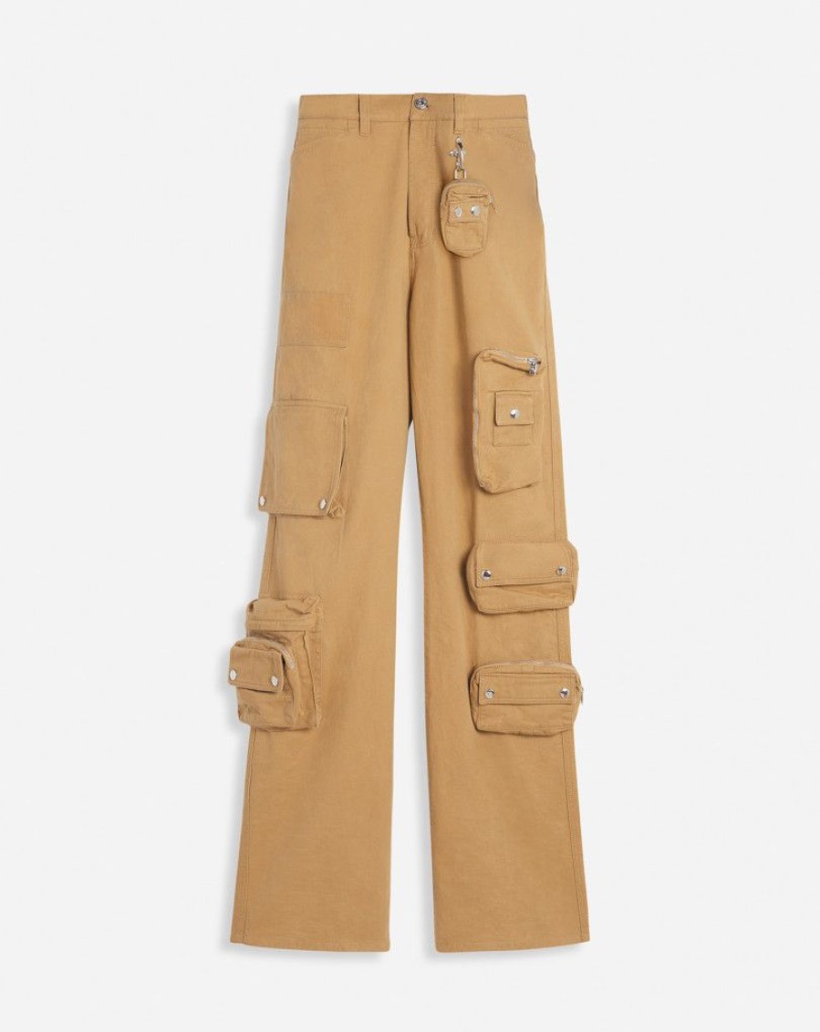 Uomini LANVIN Pantaloni E Pantaloncini | Pantaloni Utility A Gamba Larga Lanvin X Future