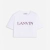 Donne LANVIN T-Shirt E Felpe | T-Shirt Corta Ricamata