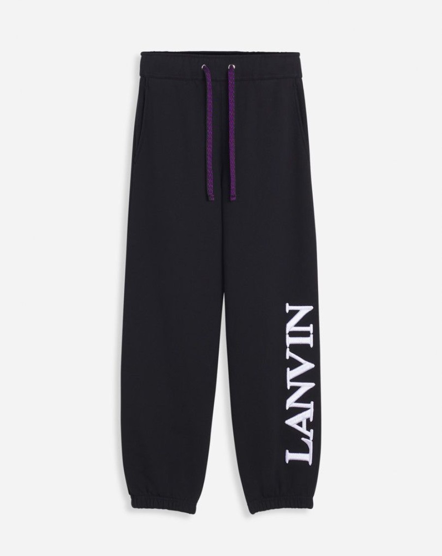 Uomini LANVIN Pantaloni E Pantaloncini | Pantaloni Da Jogging Unisex Con Logo Lanvin X Future