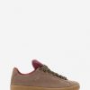 Uomini LANVIN Scarpe Da Ginnastica | Sneakers Lanvin X Future Hyper Curb In Pelle E Camoscio Da Uomo