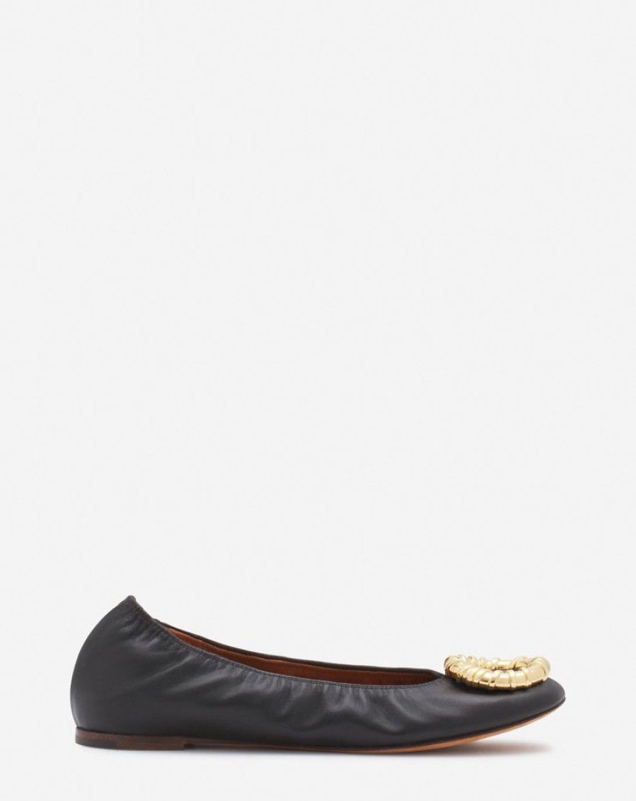 Donne LANVIN Ballerine | Ballerina In Pelle Melodie