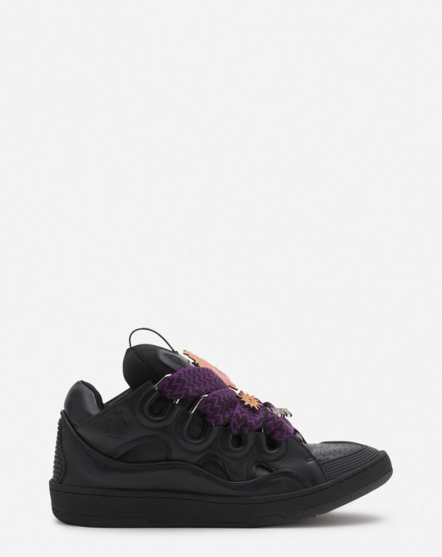 Donne LANVIN Scarpe Da Ginnastica | Sneakers Da Donna In Pelle Lanvin X Future Curb 3.0