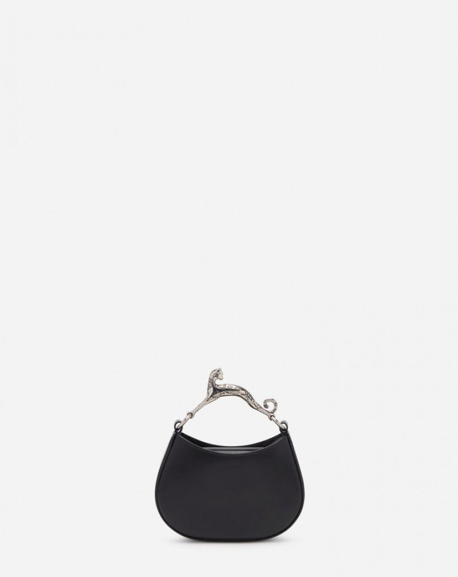 Donne LANVIN Mini Borse E Buste | Borsa Gatto Nano Hobo In Pelle