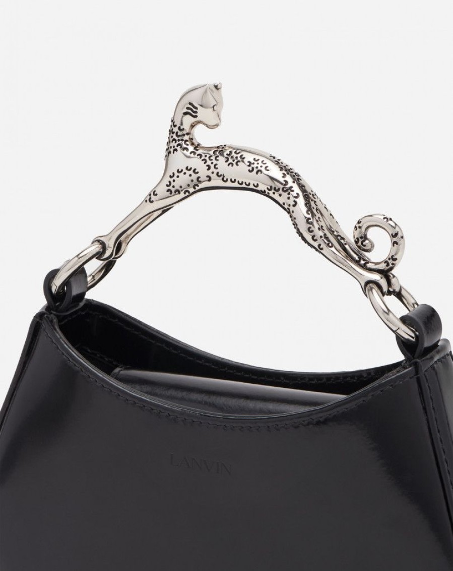 Donne LANVIN Mini Borse E Buste | Borsa Gatto Nano Hobo In Pelle